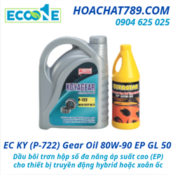 EC KY (P-722) Gear Oil 80W-90 EP GL 50 Dầu bôi trơn hộp số đa năng áp suất cao (EP)